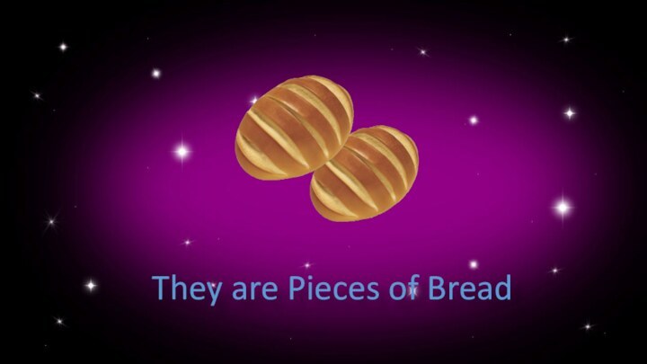 They are Pieces of Bread