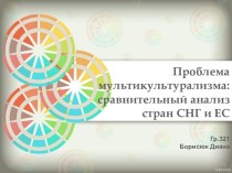 Проблема мультикультурализма : сравнительный анализ стран СНГ и ЕС