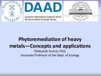 Phytoremediation of heavy metals-concepts and applications