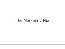 The Marketing Mix