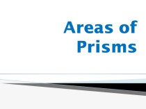 Areas of Prisms