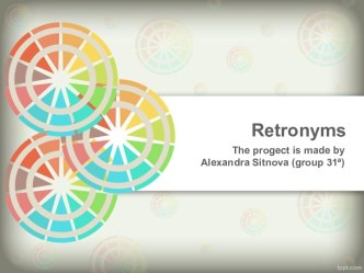 Retronemy. History of the term