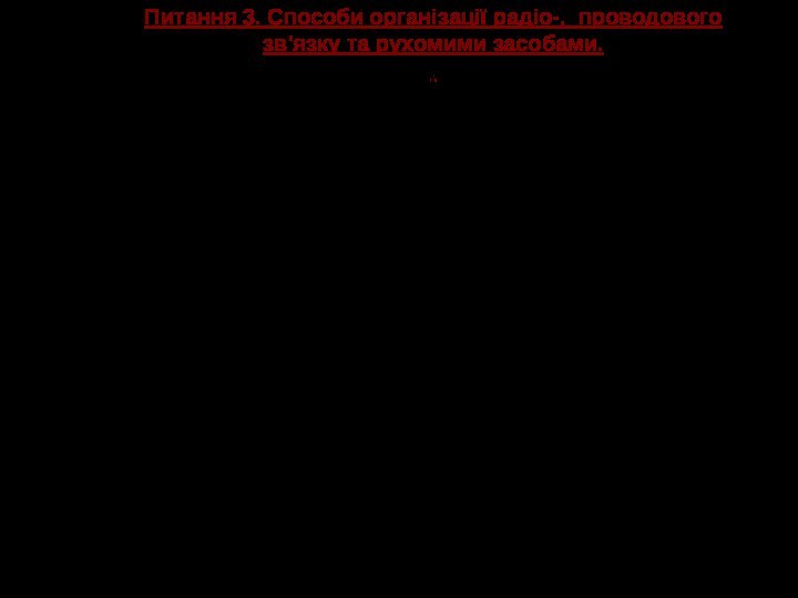 Питання 3. Способи організації радіо-, проводового зв'язку та рухомими засобами.. ТРОПОСФЕРНИЙ ЗВ'ЯЗОК