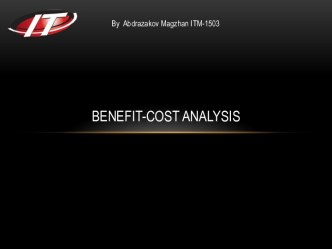 Benefit-cost analysis