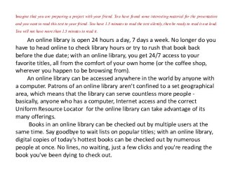 An online library