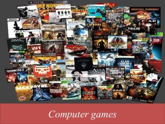 Computer games, video game history
