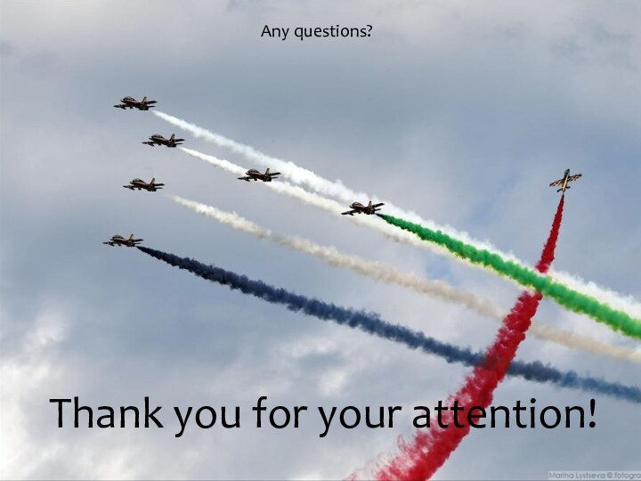 Thank you for your attention!Any questions?
