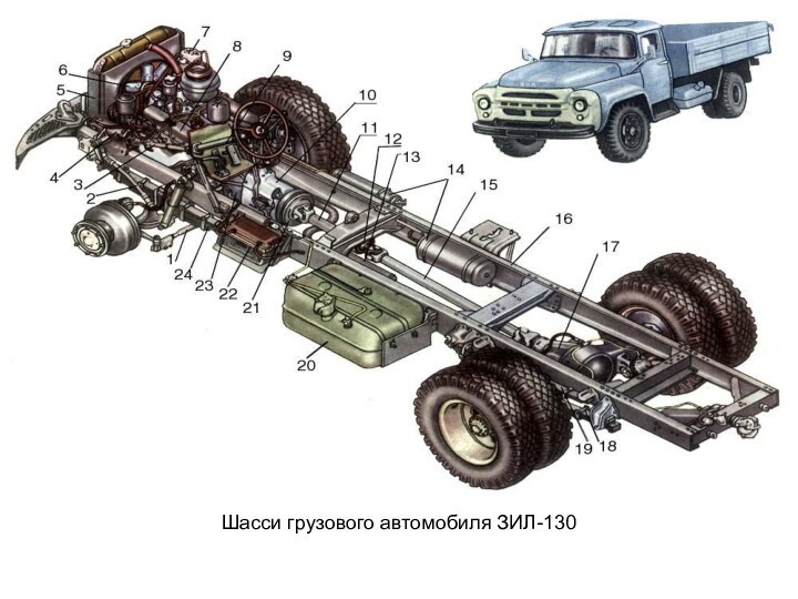 Шасси грузового автомобиля ЗИЛ-130