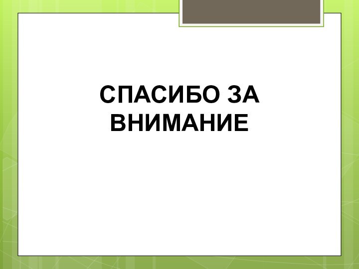 СПАСИБО ЗА ВНИМАНИЕ