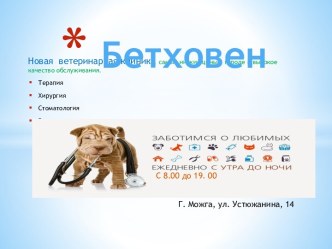 Бетховен - ветеринарная клиника