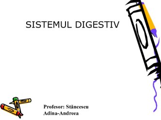 Sistemul digestiv