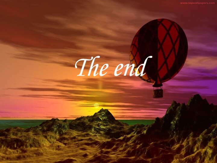 The end