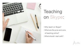 Teaching on Skype