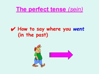 The perfect tense