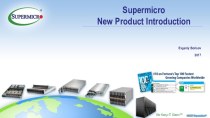 Supermicro New Product Introduction