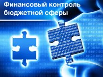 Финансовый контроль бюджетной сферы