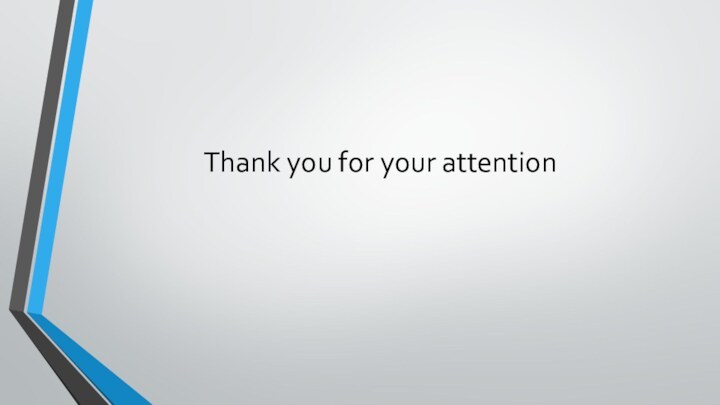 Thank you for your attention