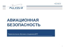 Авиационная безопасность. Первоначальное обучение сотрудников ДПП