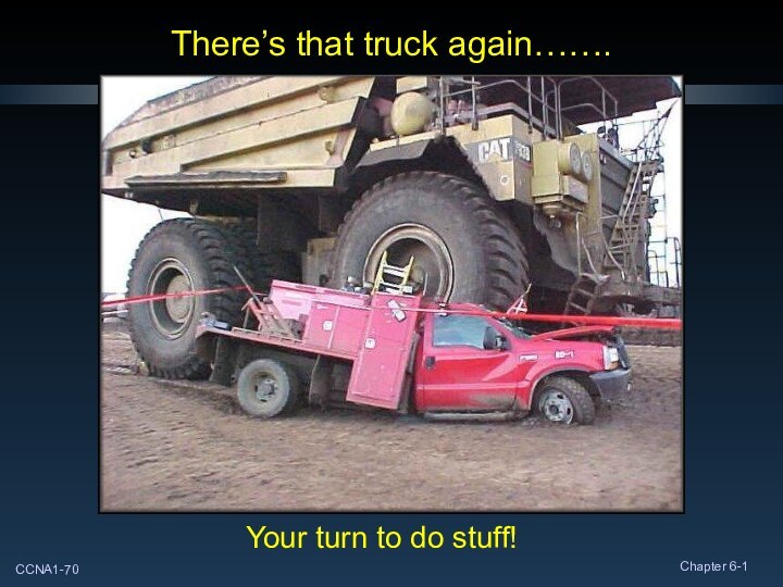 There’s that truck again…….Your turn to do stuff!