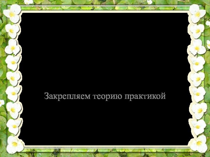 метаболизмЗакрепляем теорию практикой