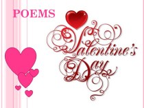 Poems Valentine ' s day