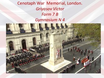 Cenotaph War Memorial, London