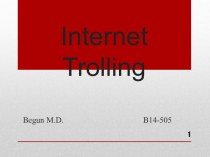 Internet Trolling