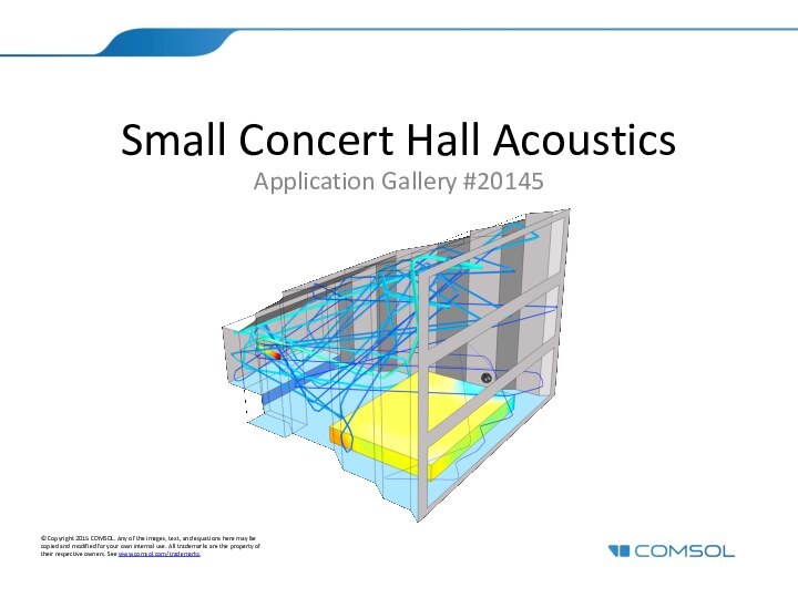 Small Concert Hall AcousticsApplication Gallery #20145