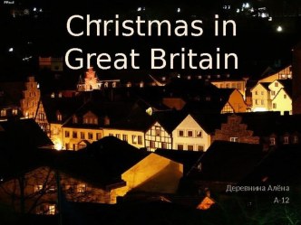 Christmas in Great Britain