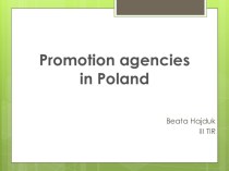 Promotion agencies in Poland