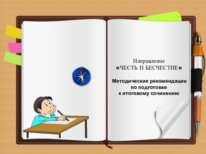 Направление«ЧЕСТЬ И БЕСЧЕСТИЕ»Методические рекомендации по подготовкек итоговому сочинению