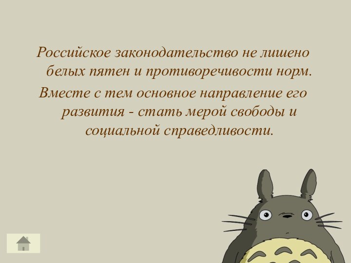 Российское законодательство не лишено белых пятен и противоречивости норм. Вместе с тем