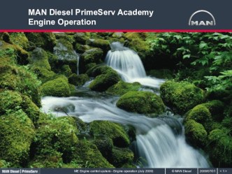 MAN Diesel PrimeServ Academy Engine Operation