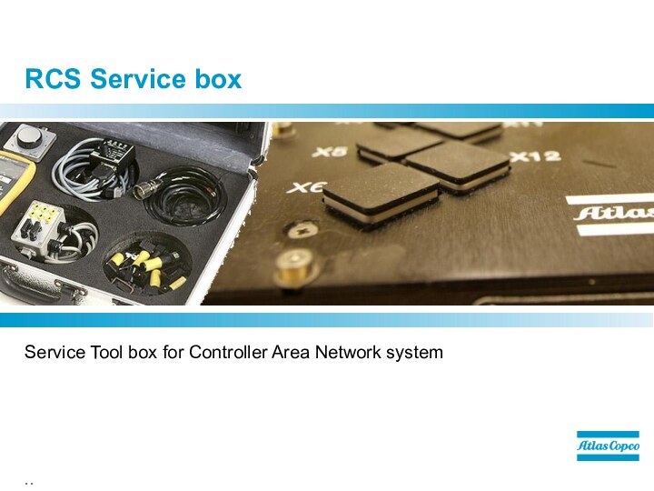 RCS Service boxService Tool box for Controller Area Network system