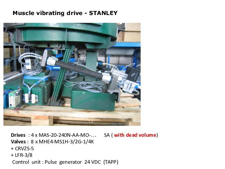 Muscle vibrating drive - STANLEYDrives : 4 x MAS-20-240N-AA-MO-…   SA