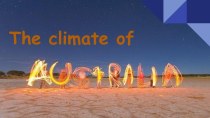 The climate of Australia
