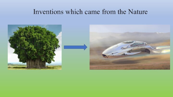 Inventions which came from the Nature