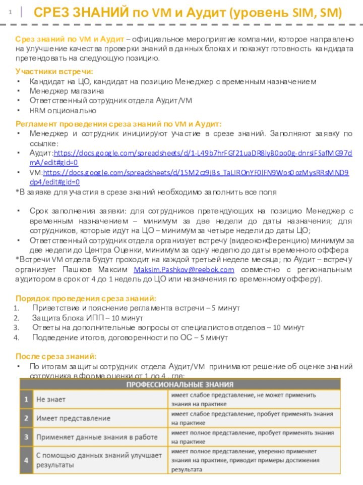 Срез знаний по VM и Аудит – официальное мероприятие компании, которое направлено