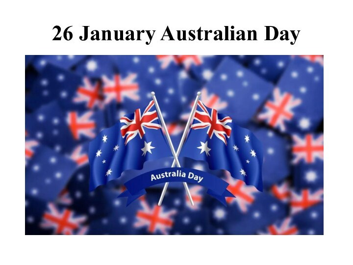 26 January Australian Day