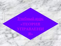 Информация и коммуникации в процессах управления