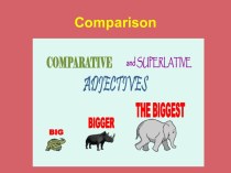 Comparison. Two places in the USA