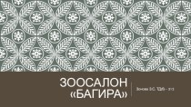 Зоосалон Багира. Сфера груминга, ветеринарии и зоопсихологии