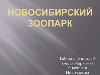 Новосибирский зоопарк