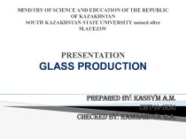 Glass production