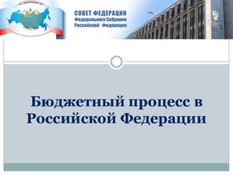 Бюджетный процесс в Российской Федерации