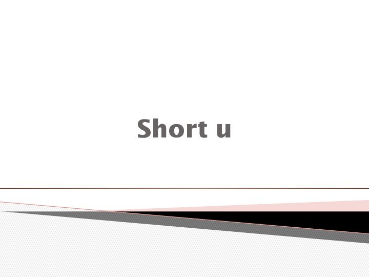 Short u