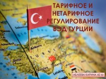 Тарифное и нетарифное регулирование ВЭД Турции
