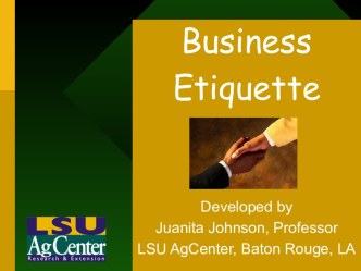 Business etiquette