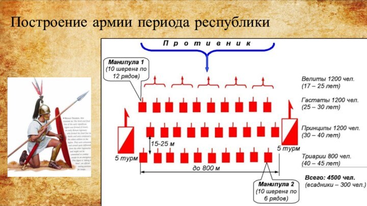 Построение армии периода республики