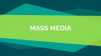 Mass media. Telegram